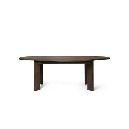 Ferm Living Tarn dining table - 220 - Dark stained beech 